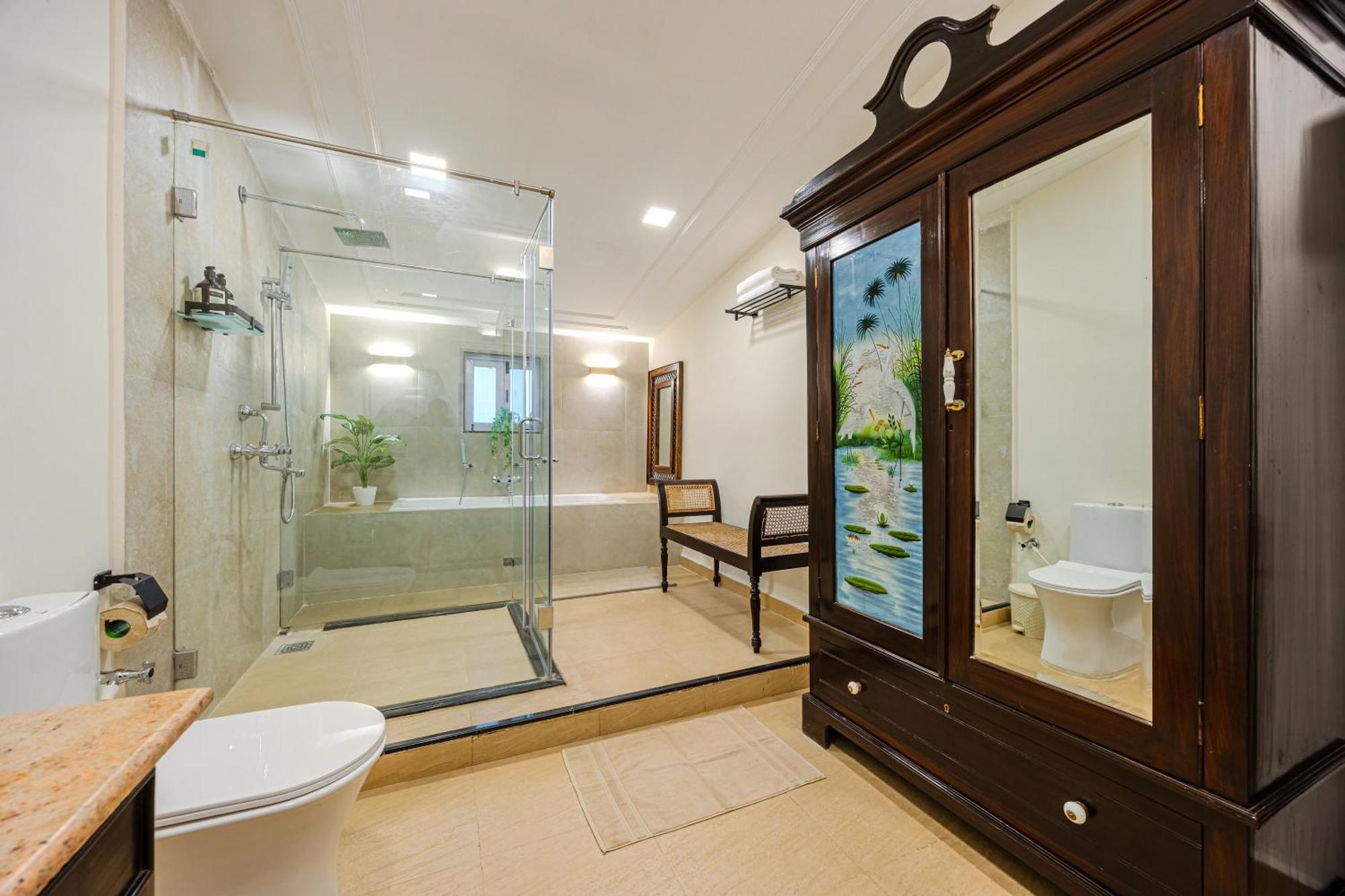 Elivaas 4 Bhk Villa Near Beach With Private Pool & Bar - Casa Boa Vida Candolim Exterior foto