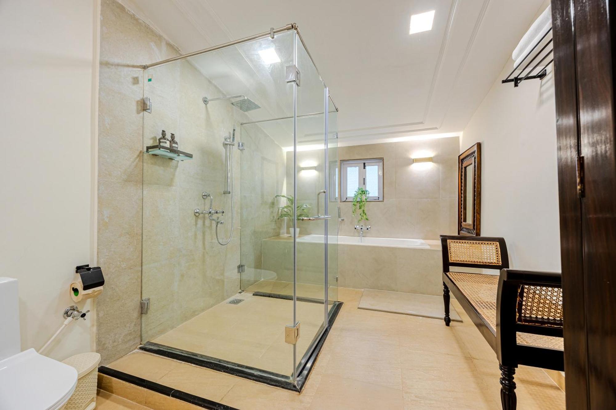 Elivaas 4 Bhk Villa Near Beach With Private Pool & Bar - Casa Boa Vida Candolim Exterior foto